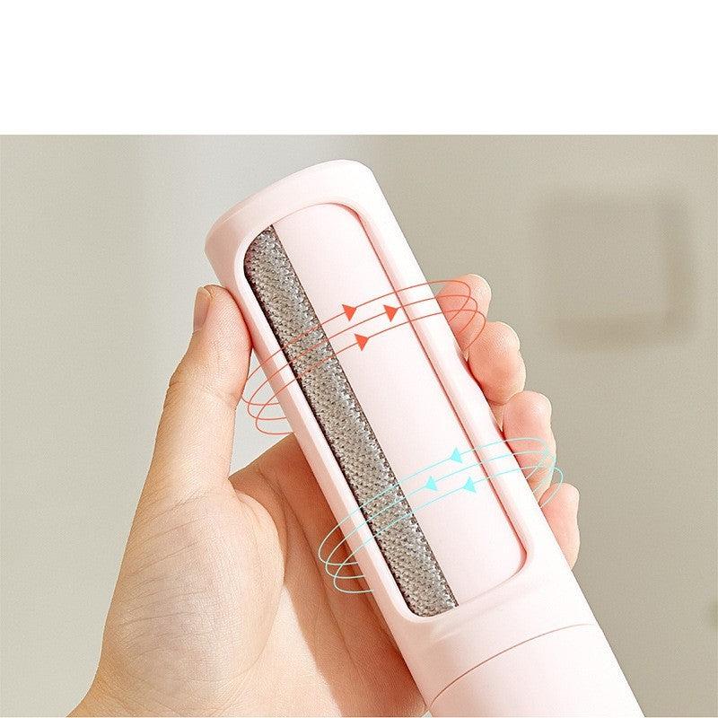 Self-Cleaning Pet Hair Remover Brush – 2-in-1 Reusable Lint Roller